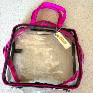 Aimee Kestenberg Cosmetic Bag with Bold Trim